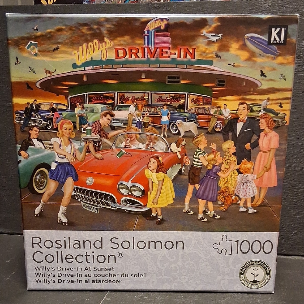 Willy's Drive-In 1000 Puzzle Rosiland Solomon Collection
